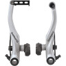Тормоз SHIMANO V-BR ALIVIO, T4010, серебреный, задний, колодки S70C EBRT4010RX41SSP
