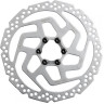 Тормозной диск SHIMANO RT26, 160мм, 6-БОЛТОВ, ТОЛЬКО ДЛЯ ПЛАСТ КОЛОД ESMRT26S