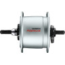Втулка динамо SHIMANO, 6V 3,0W, 32 отверстия, 100X140 мм, под гайки, серебристая, ADHC30003NNBS