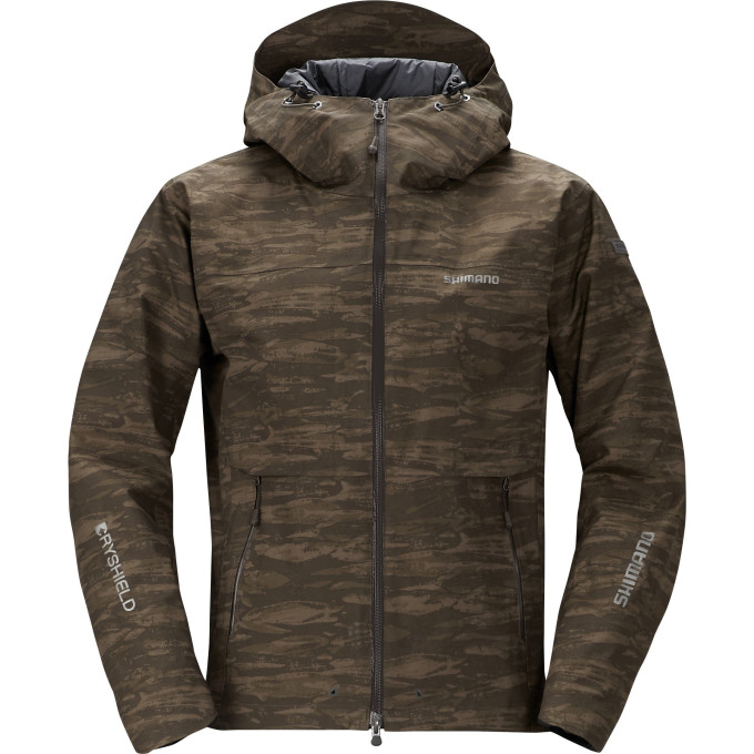 Куртка утеплённая SHIMANO RB-04JS DRYSHIELD коричневый камуфляж L 59YRB04JSA8