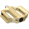 Педали велосипедные SHIMANO EF205, топталки, алюминий, золотой EPDEF205K