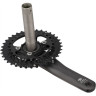 Система SHIMANO DEORE, M6000-2, 170 мм, интегрированный вал, 10 скоростей, 36/26T без каретки, черный EFCM6000CX66X