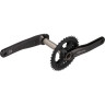 Система SHIMANO DEORE, M6000-2, 170 мм, интегрированный вал, 10 скоростей, 38/28T без каретки, черный EFCM6000CX88X