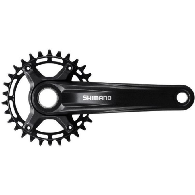 Система SHIMANO DEORE MT510-1, 12 скоростей, 170мм, интегрированный вал, 34T без каретки, для CL:52мм, черный EFCMT5101CXA4L
