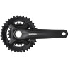 Система SHIMANO MT210-2, 175 мм, 36/22T, интегрированный вал, черный, для 9 скоростей EFCMT210EX62L