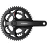 Система SHIMANO Tourney, A070, 170 мм, квадрат, 50/34, с болтами, черный EFCA070C04X