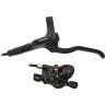 Тормоз дисковый SHIMANO MT MT200, BL(левый)/BR(передний), полимерные колодки, 1000мм, черный EMT200KLFPRA100