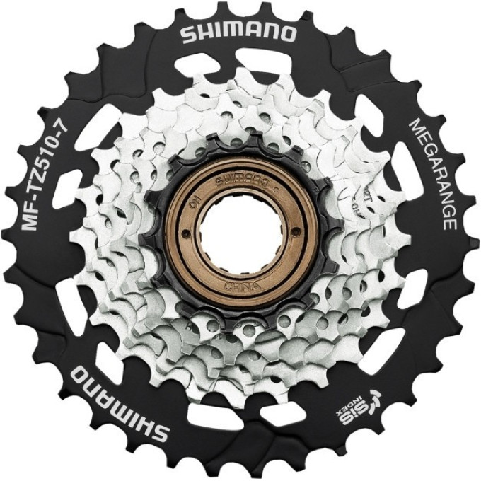 Трещотка SHIMANO TZ510, 7 скоростей, 14-34, без упаковки AMFTZ5107434