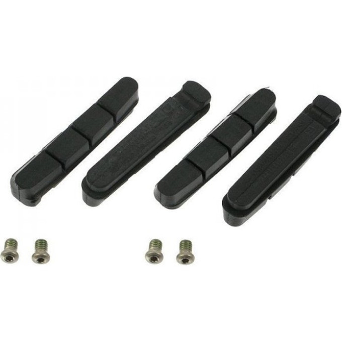 Вкладыш тормозной колодки, шоссейные SHIMANO R55C+1мм, 2 пары, для DA, ULTEGRA, 105 Y8FA98132