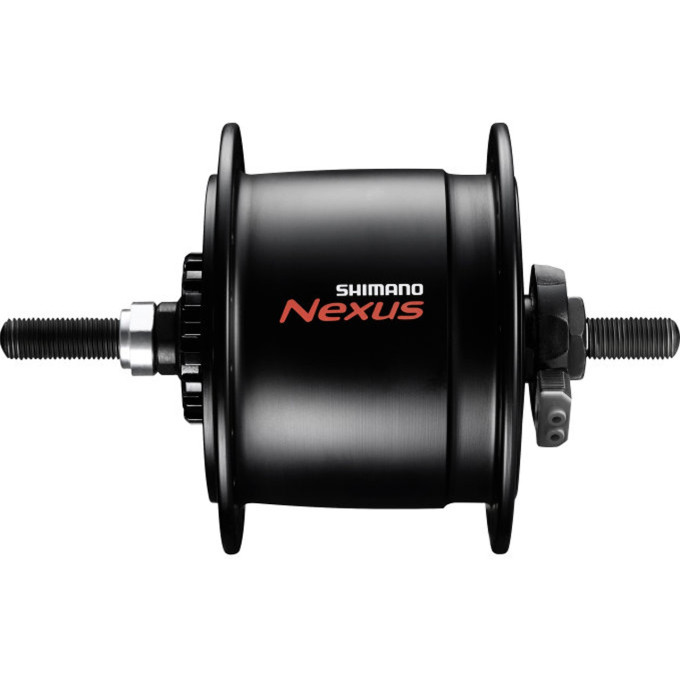 Втулка передняя динамо SHIMANO NEXUS, 6V 3,0W, 32 отверстия, 100X140 мм, под гайки, черный ADHC30003NNBL