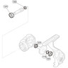 Запчасть для катушки SHIMANO BEARING SET набор подшипников PK0081