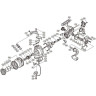 Запчасть для катушки SHIMANO BODY ASSEMBLY корпус RD18554
