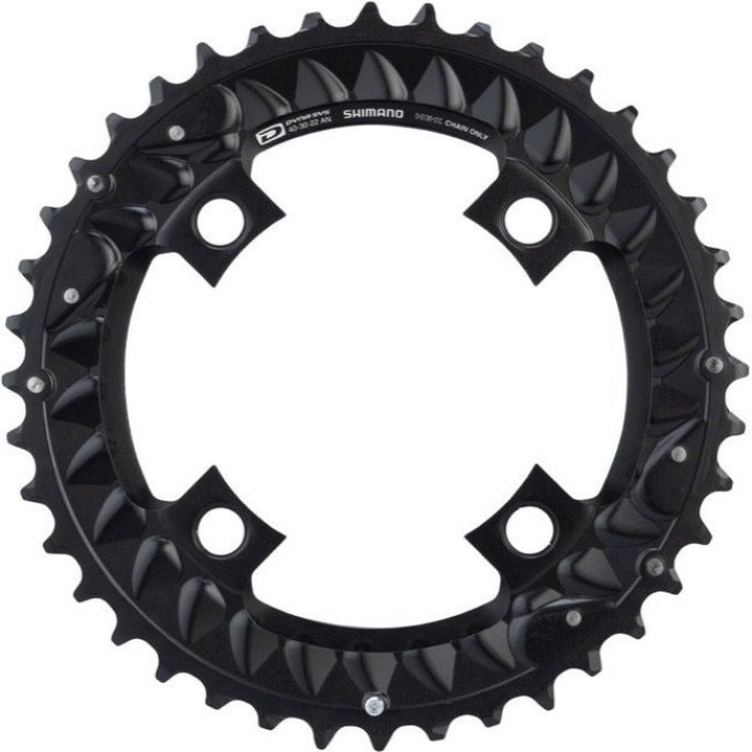 Звезда передняя SHIMANO DEORE, для M6000, 40T-AN, черный Y1WC98020